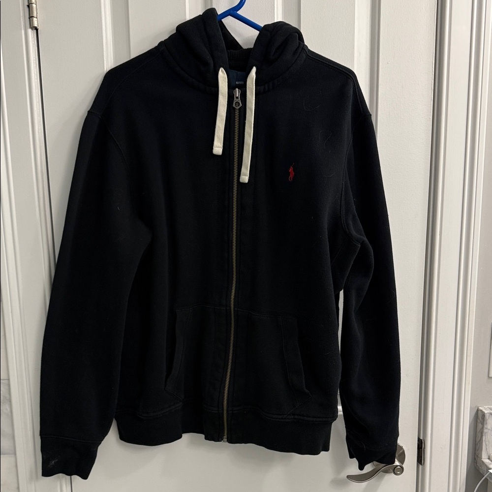 Polo by Ralph Lauren Black Zip Up Sweater